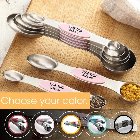 Spring Chef offers sizes from 1/8 tsp to 1 tsp.