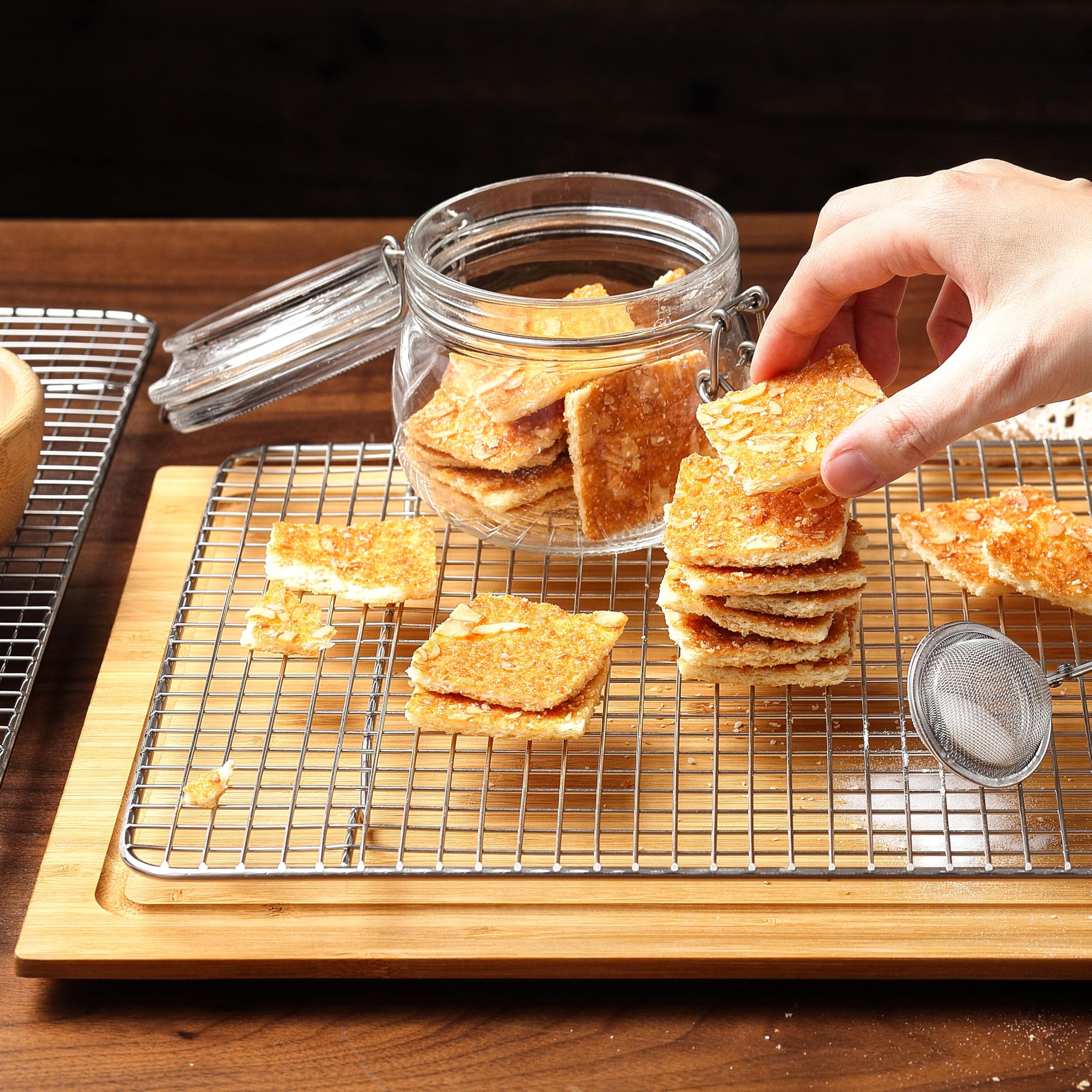 Spring Chef rack shown as a versatile kitchen tool for cooling and more.