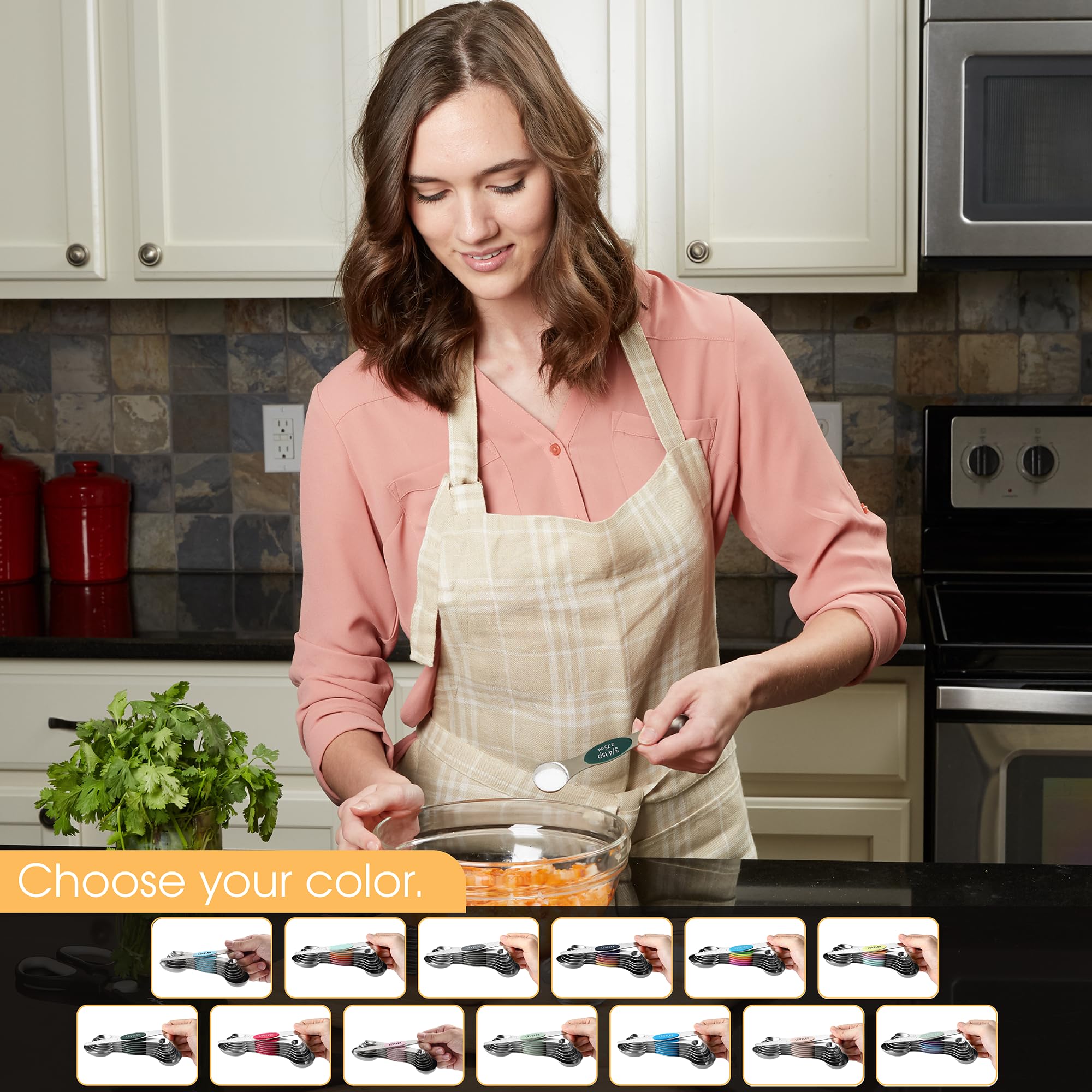 Spring Chef stainless steel durability stands up to daily washing and use.