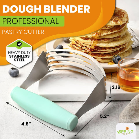 Spring Chef XL dough blender creates even texture in dough