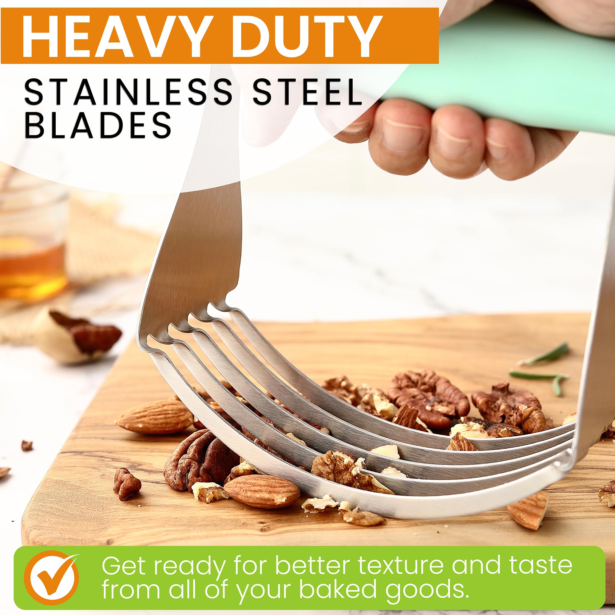 Spring Chef XL pastry cutter promotes uniform butter distribution