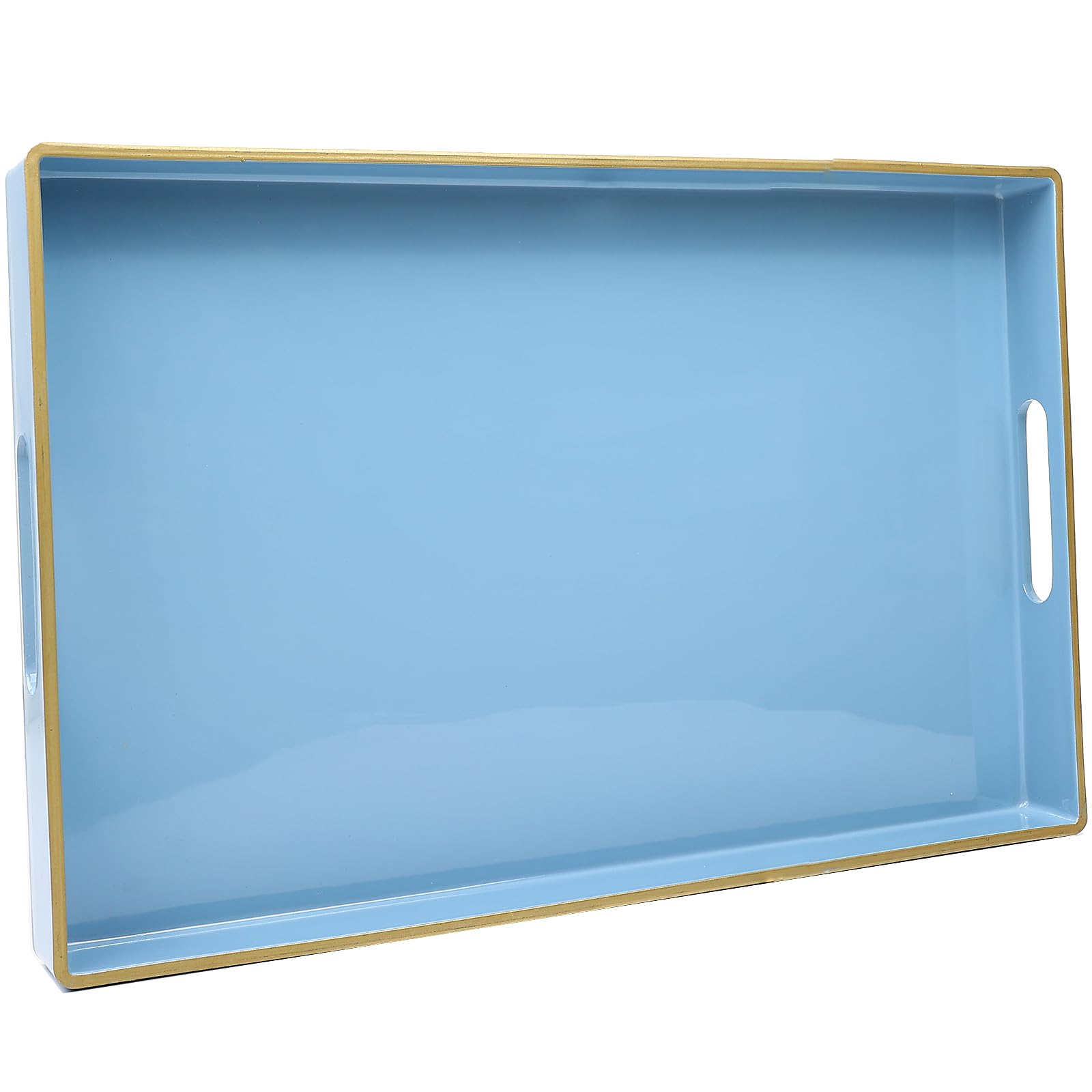 Spsyrine blue tray makes a thoughtful gift for home gatherings.