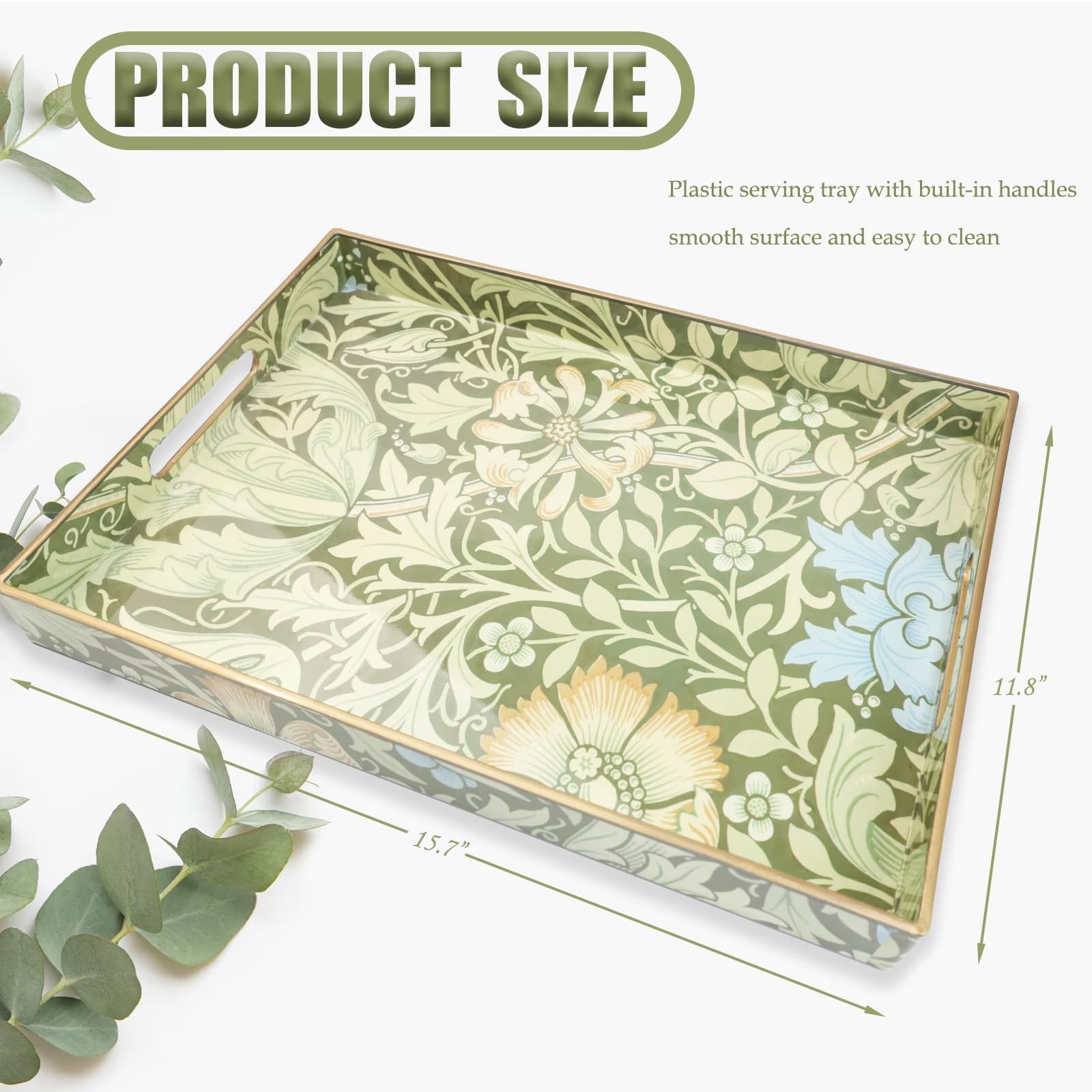 Spsyrine serving tray color options shown, designed to complement diverse interior styles.