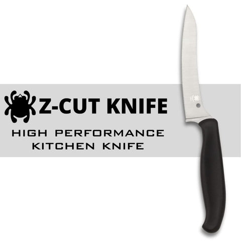 Spyderco Z-Cut knife showing durable black polypropylene handle