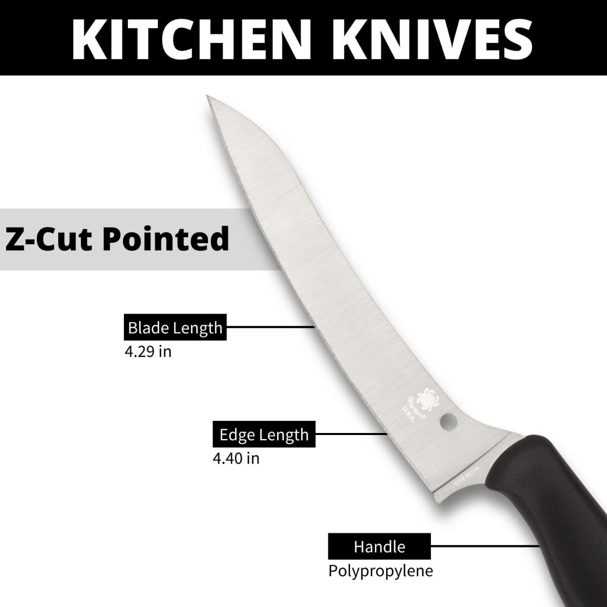 Spyderco Z-Cut SpyderEdge configuration for enhanced edge performance
