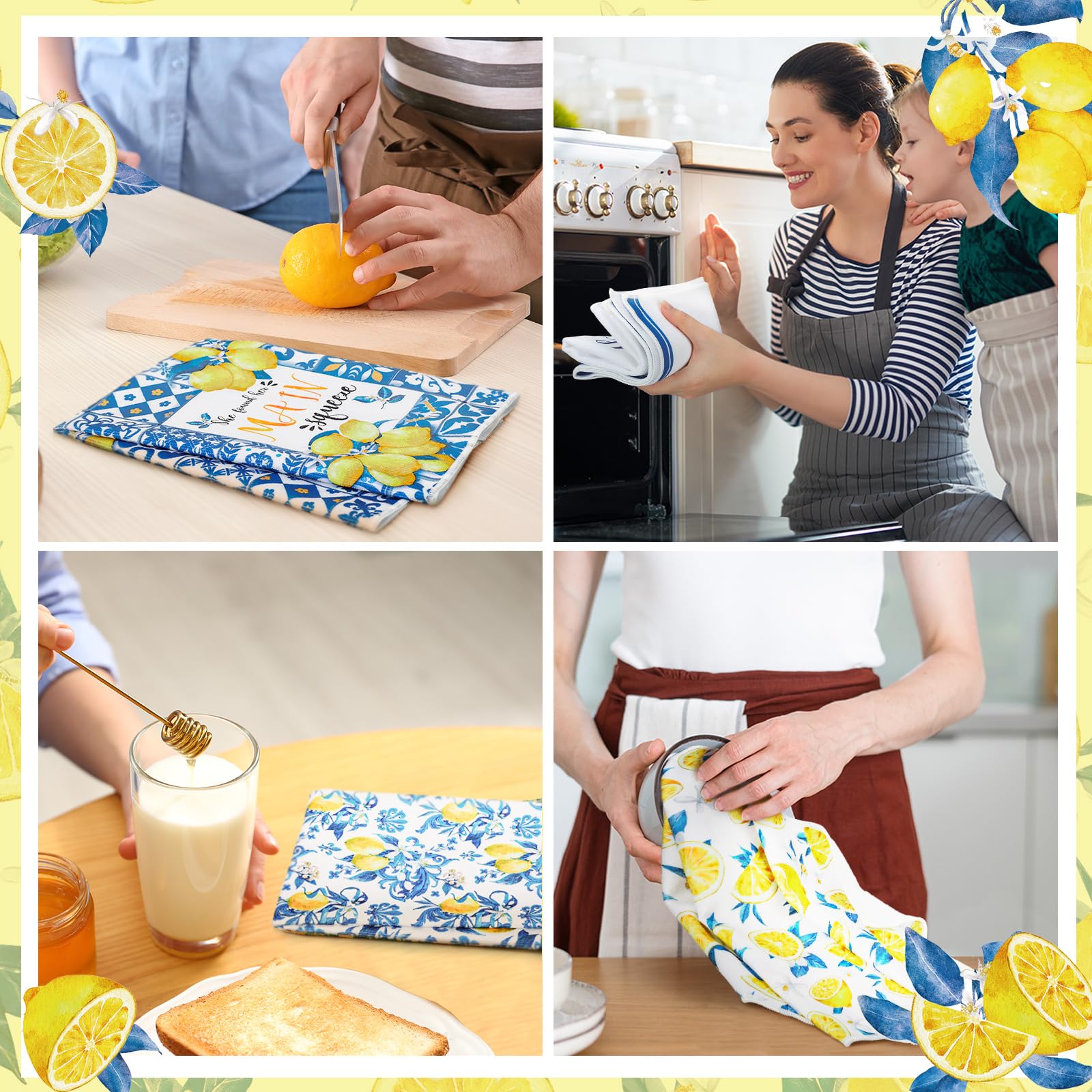 Sratte kitchen microfiber towel, absorbent and lightweight for easy handling