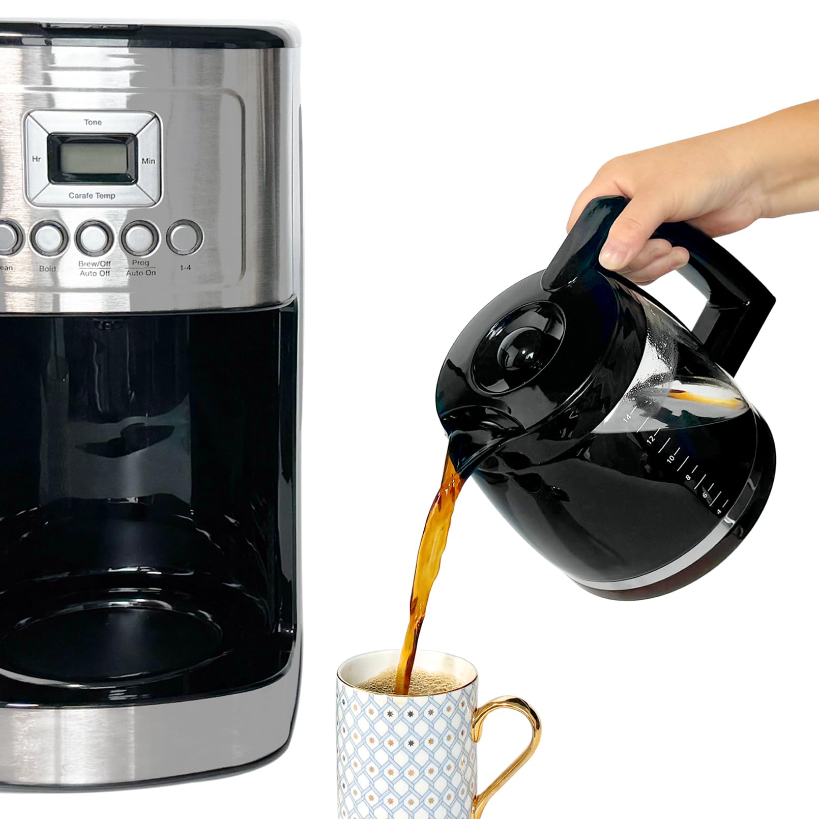 Srempat BPA-free carafe for safer coffee serving.