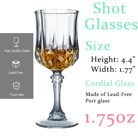 Srgeilzati 1.75 oz sherry glass ideal for cordials and aperitifs at home.