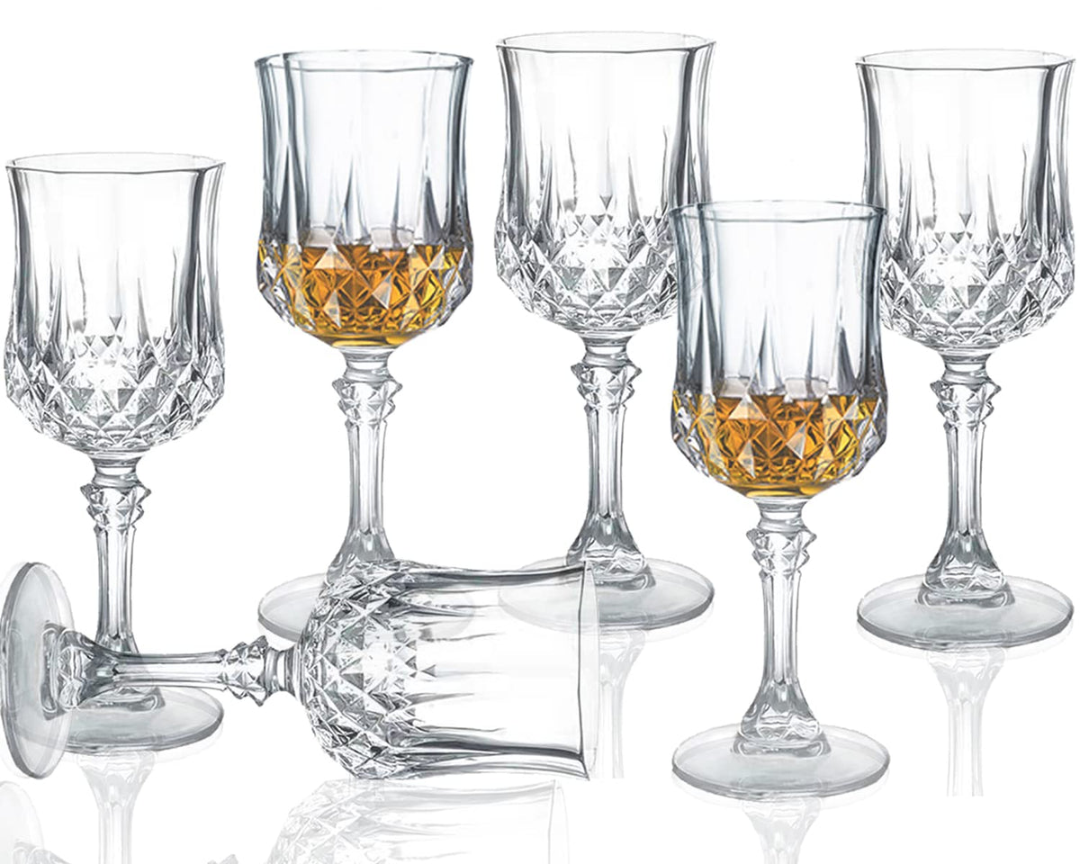 Srgeilzati cordial glasses stem 6-pack, ideal for elegant home entertaining.