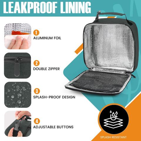 SRISE lunch bag carrying strap with buckle for easy transport