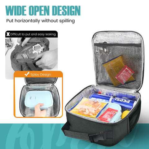 SRISE lunch bag insulation layer helps keep temperature steady