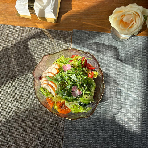 S.ROKE TTAN crystal bowls hold fruits or snacks with stylish presentation.