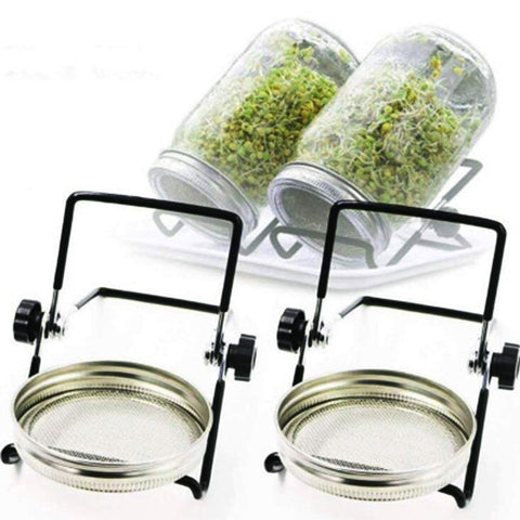 SRXES 304 stainless steel screen promotes ventilation for even sprout growth.