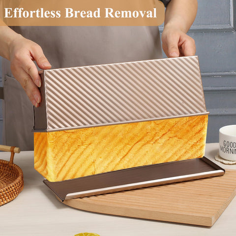 SS&CC Pullman pan ideal for sourdough and sandwich loaves