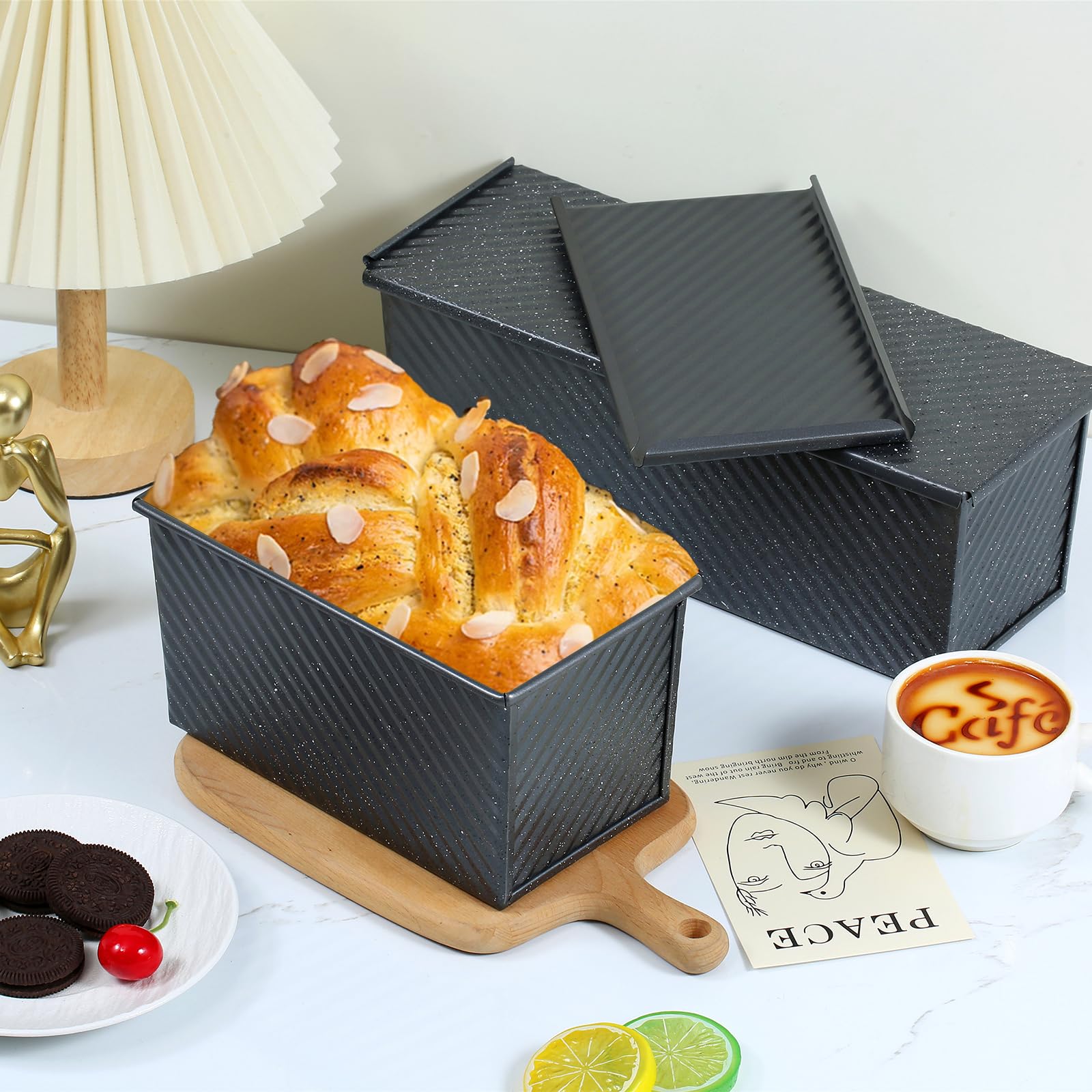 SS&CC Pullman 12lb loaf pan with lid for personal sourdough loaves