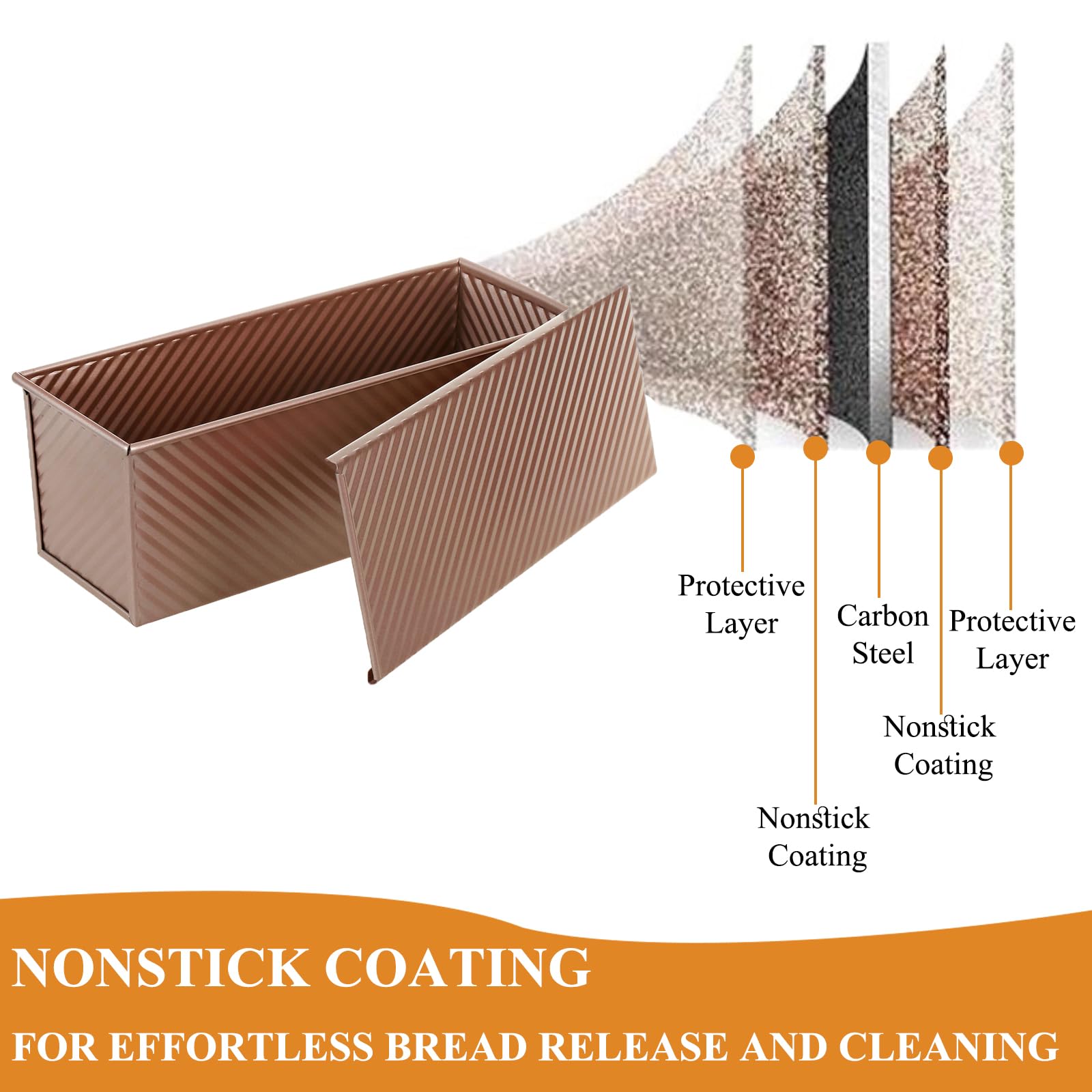 Reinforced edges prevent warping during dense dough baking