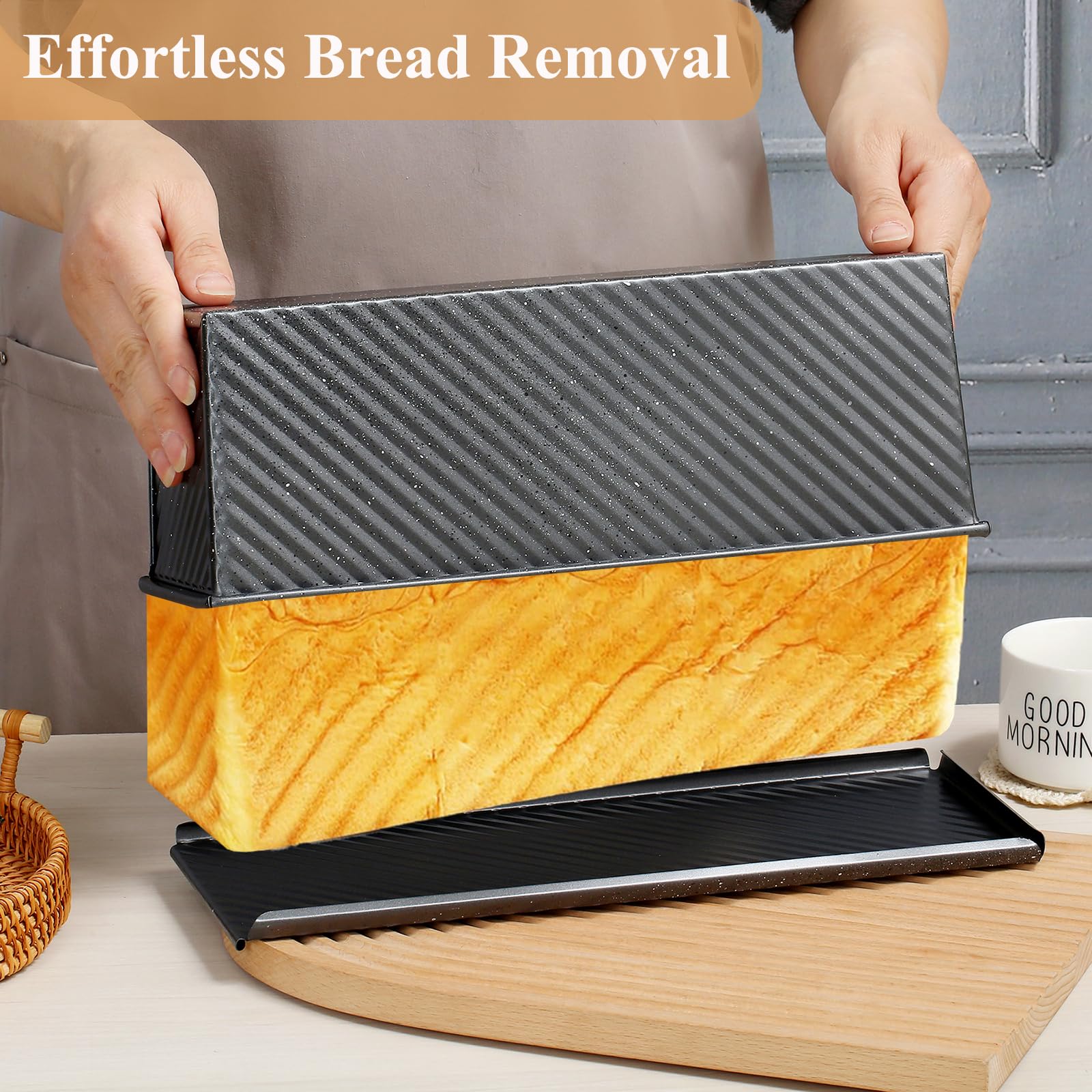 SS&CC Pullman loaf pan with lid offers reliable customer support.