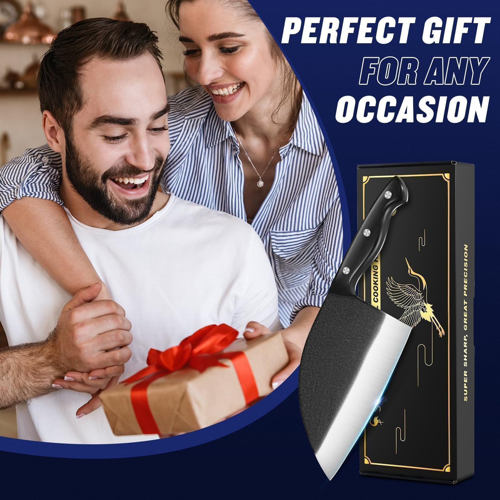 SSGP forging Serbian chef knife as a gift idea for cooks and home chefs.