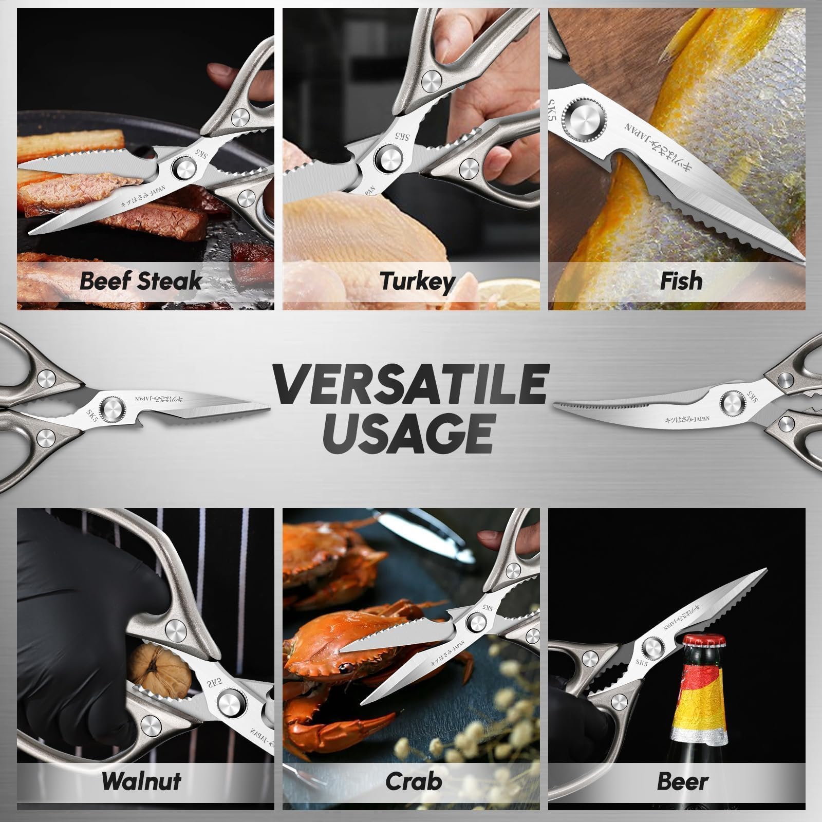 SSGP kitchen shears holiday-gift: a thoughtful present for cooks and entertainers.