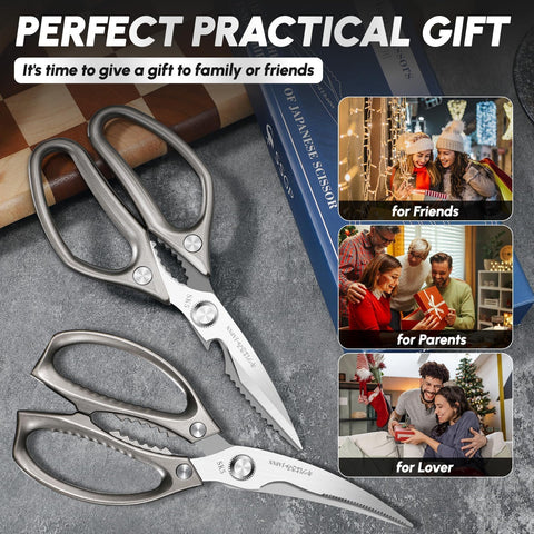 SSGP kitchen shears stainless-steel: rust-resistant for lasting kitchen performance.