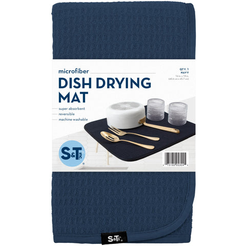 S&T INC. durable microfiber mat protecting countertops from scratches and wear
