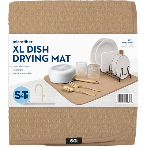 S&T INC. dish mat can double as an appliance slider.