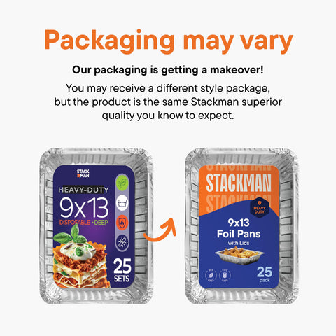 Stack Man BPA-free disposable pan designed for safe, convenient use.