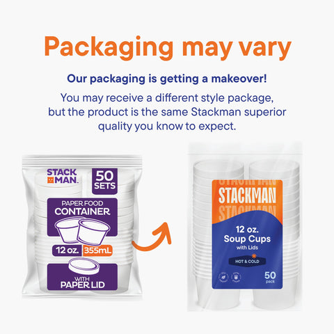 Stack Man vented lid allows steam release for safe transport.