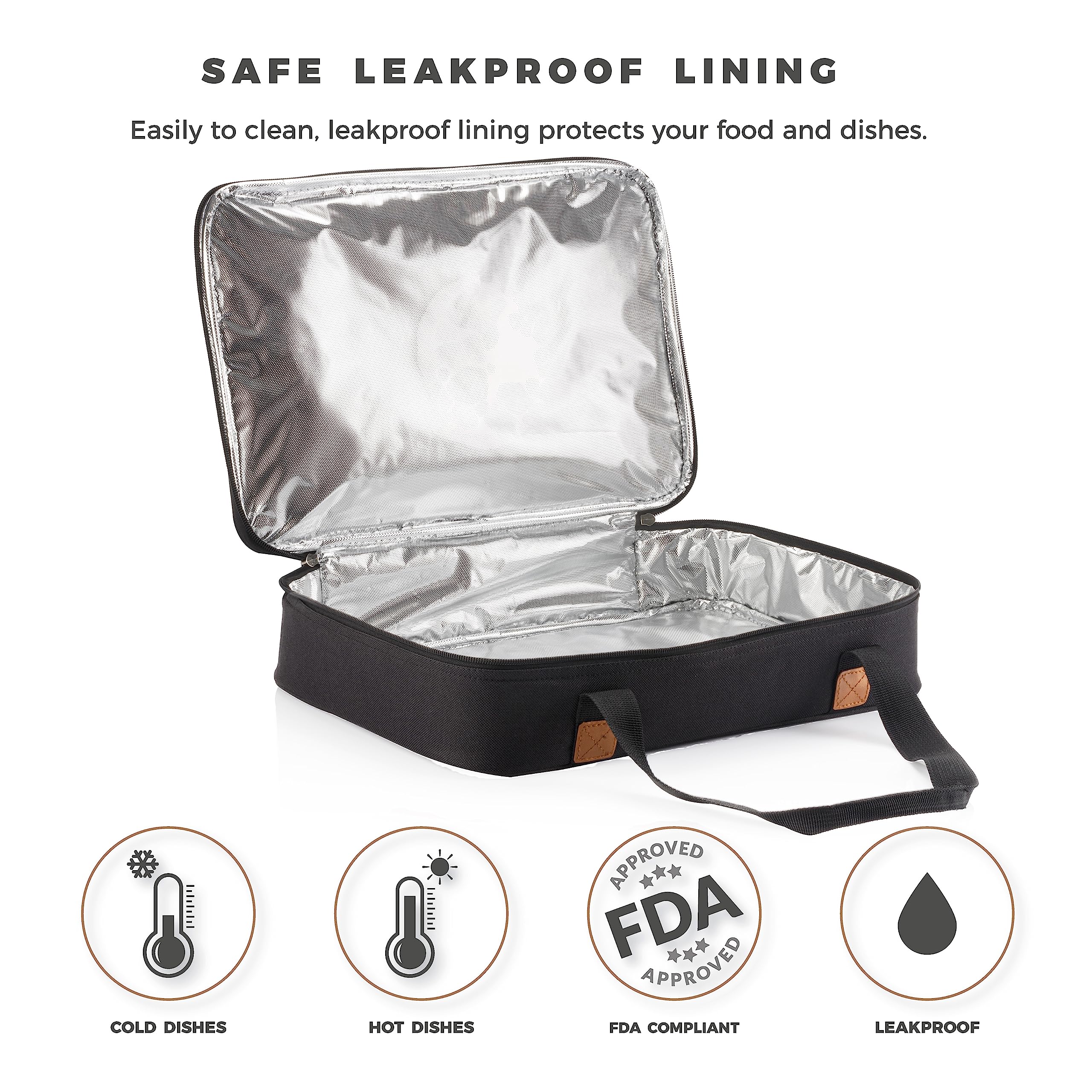 Stack Store Plus More padded handle makes carrying to picnics comfortable.