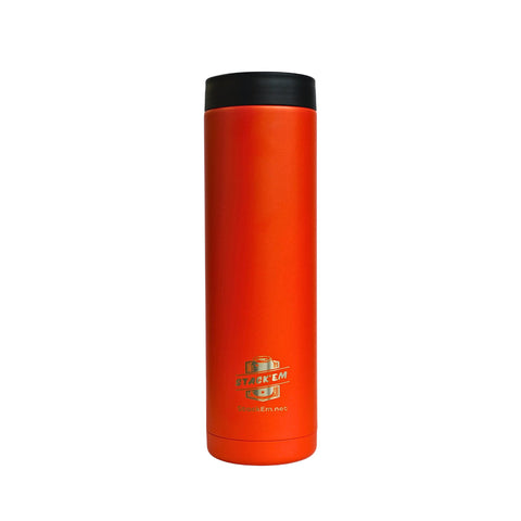 Stack'Em two-can insulated koozie lid keeps beverages secure and cold on the go.