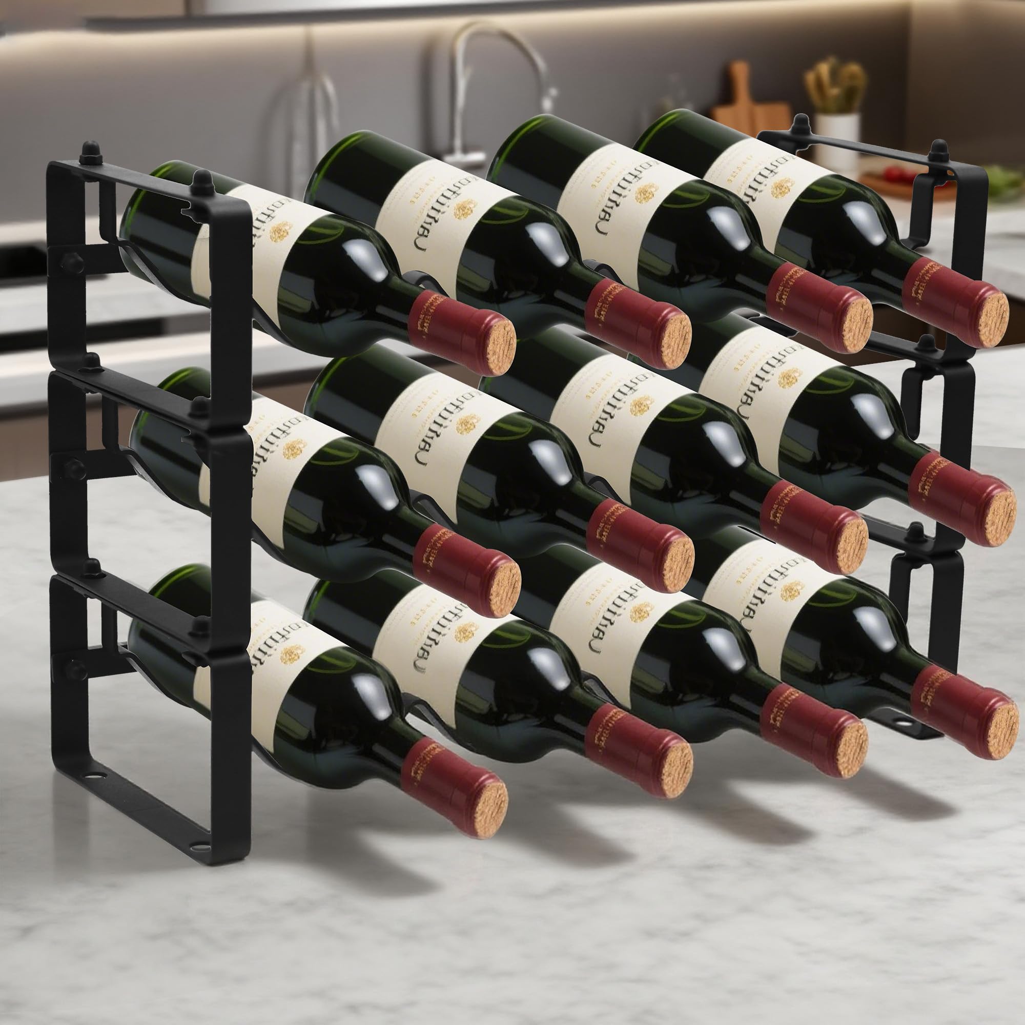 STAEVER stackable configuration enables modular storage for expanding wine habits