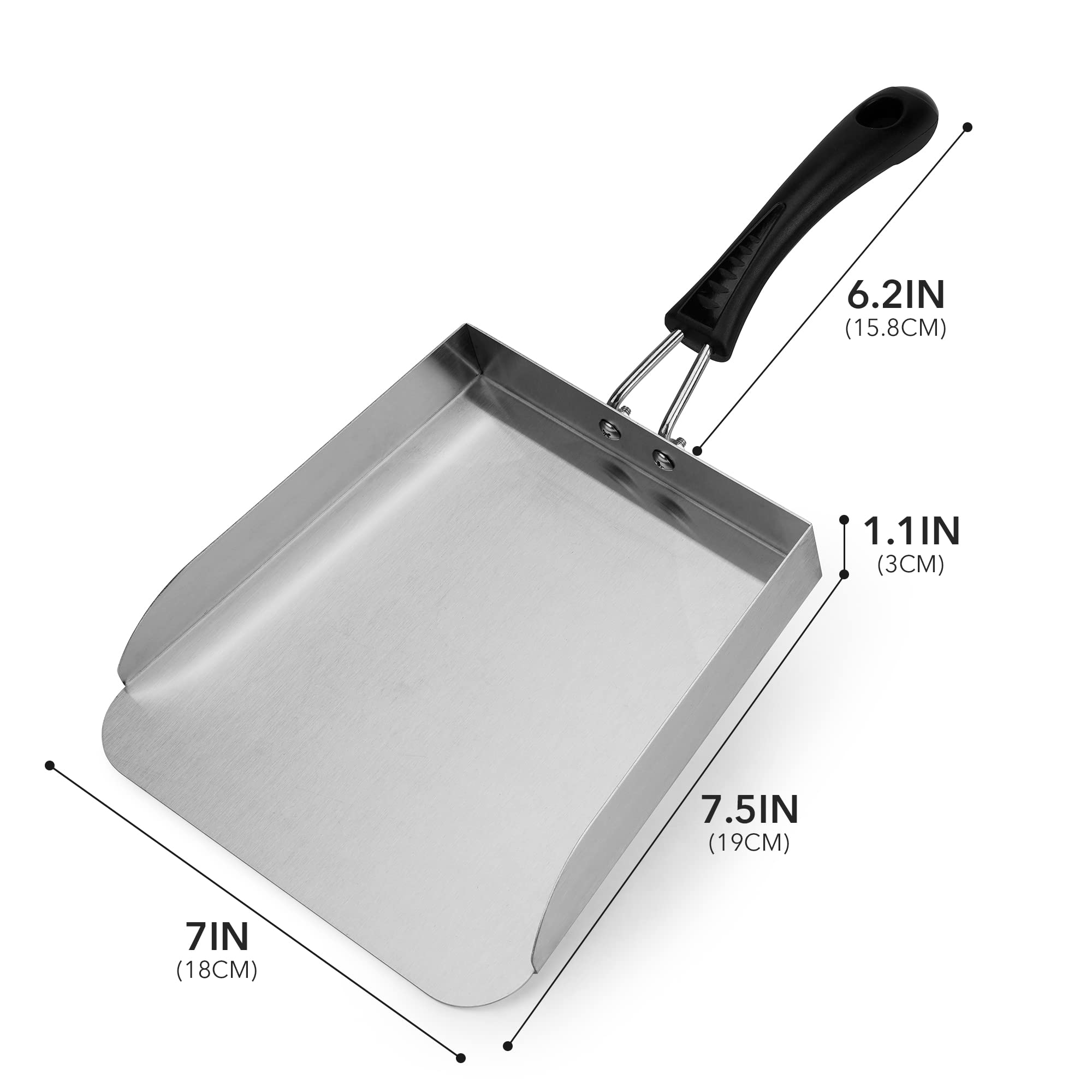 Stanbroil Smash Burger Spatula for flipping thick patties with control
