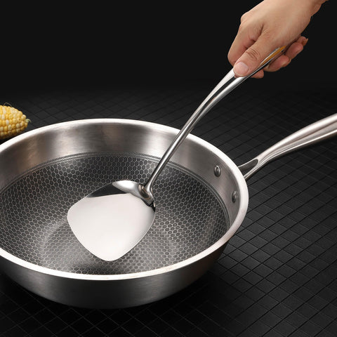 Standcn spaghetti spoon helps portion and serve pasta