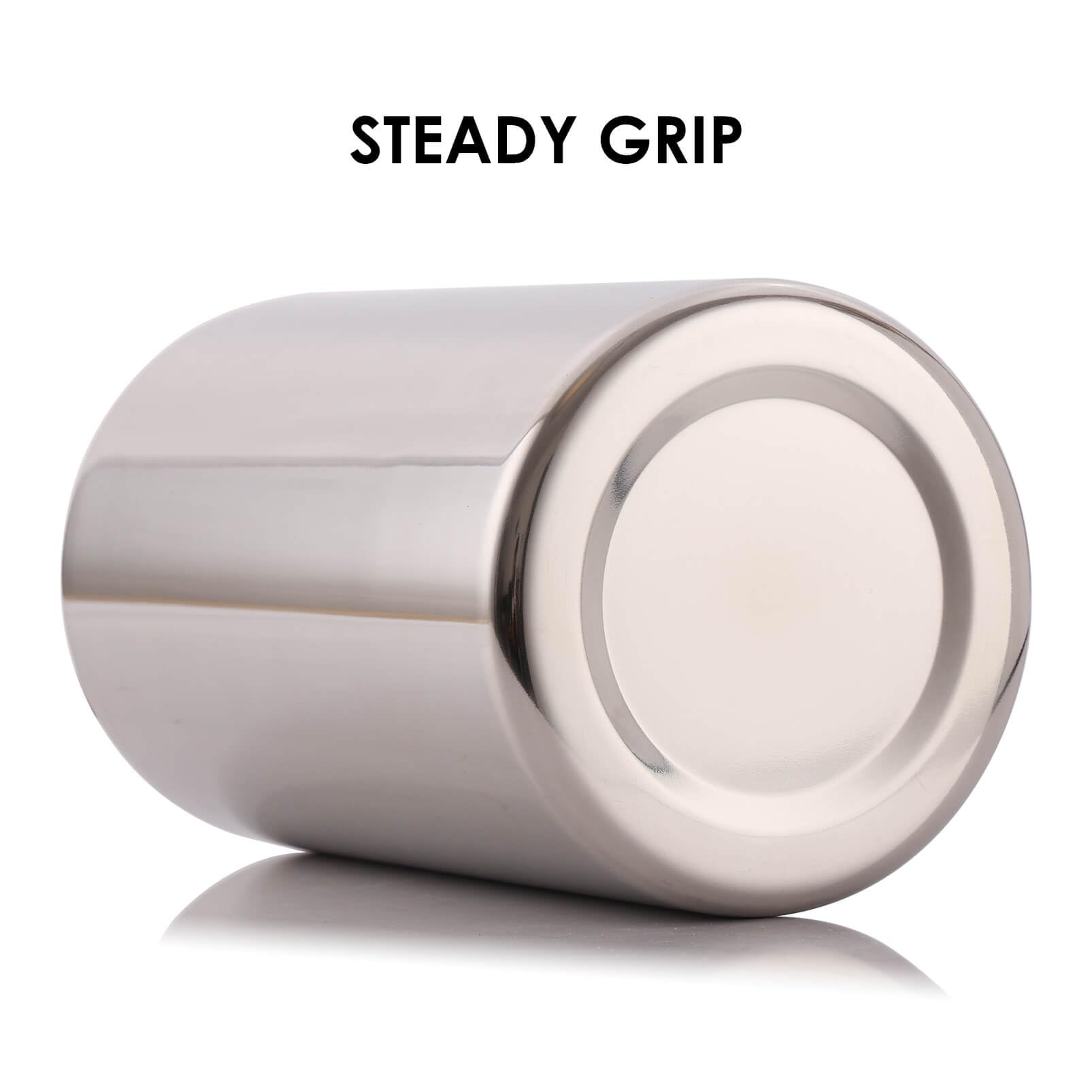 Standcn double-wall caddy holds all essential kitchen utensils neatly.