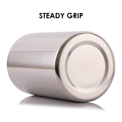 Standcn double-wall caddy holds all essential kitchen utensils neatly.