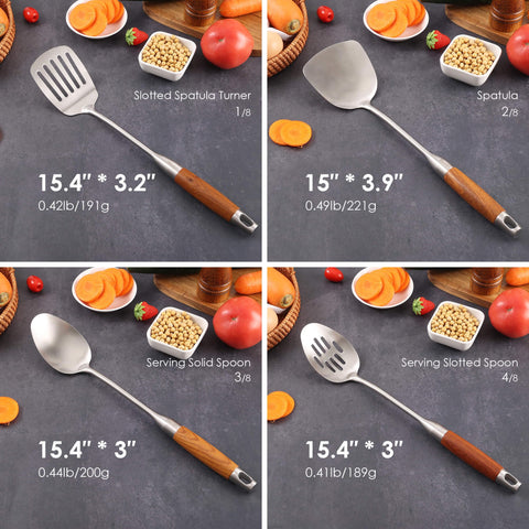 Standcn rosewood spatula: versatile kitchen tool for sautéing and stirring
