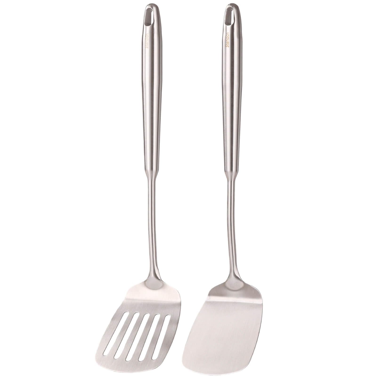 Standcn 14.7-inch slotted spatula for frying and draining grease
