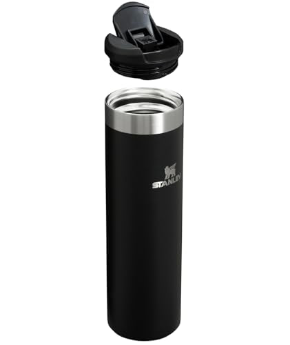 Stanley AeroLight Transit Bottle 20 oz shows a compact profile ideal for crowded bags.