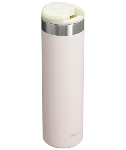 Graphic view of thermal insulation in the Stanley AeroLight Transit Bottle highlighting hot, cold, and iced performance