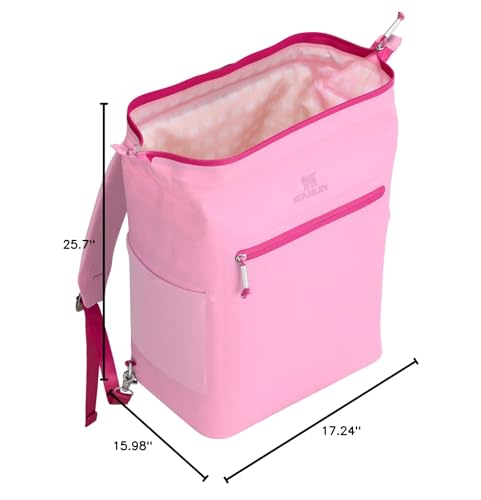 Daily use scenario of Stanley Madeleine Midi backpack cooler for picnics and commutes