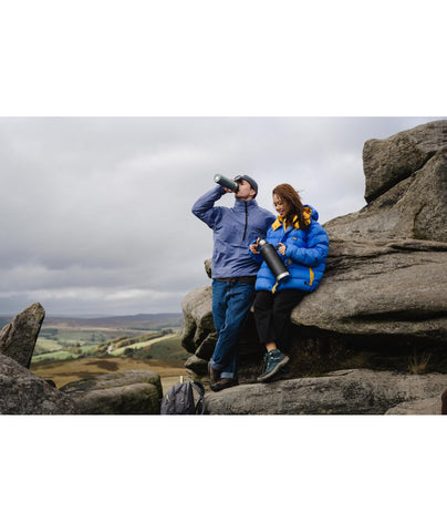 Stanley BPA-free black bottle blends rugged durability with everyday portability.