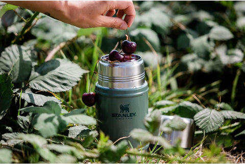 Stanley food jar is packable for travel and daily routines.