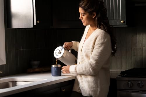STANLEY Classic Stay-Hot French Press BPA-free stainless steel construction.
