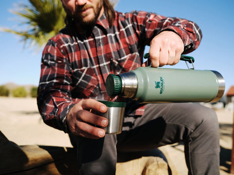 Stanley Hammertone Green finish adds rugged style and visibility.