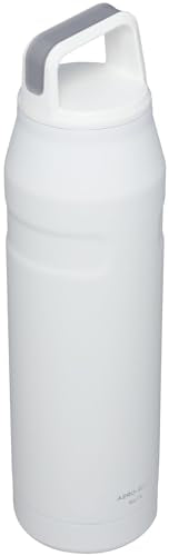 Stanley IceFlow lid detail with angled handle for easy sipping.