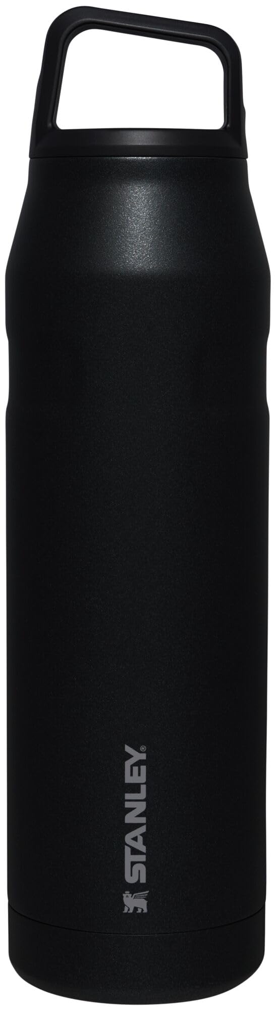 Stanley IceFlow cap and carry 36 oz bottle with angled lid for quick hydration on the go.