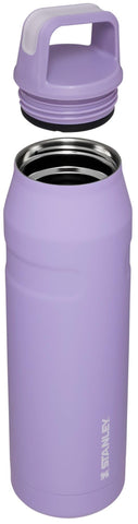 STANLEY IceFlow Cap and Carry lid angled handle enables easy sipping.