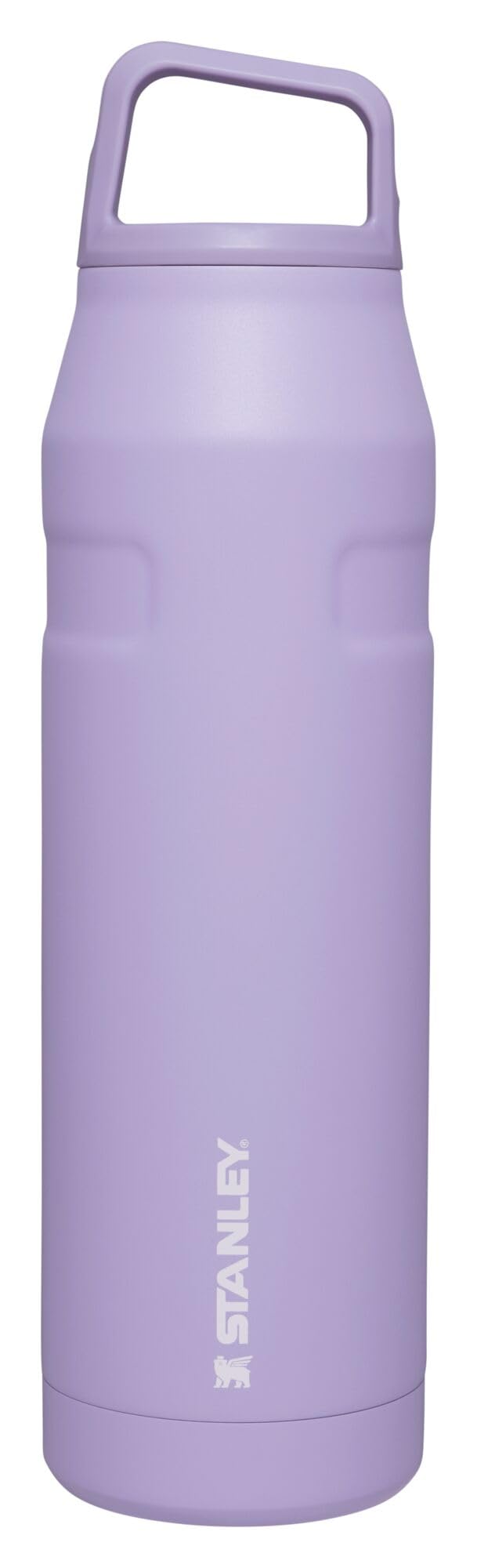 STANLEY IceFlow Cap and Carry 36 oz bottle, side view, ideal for on-the-go hydration.