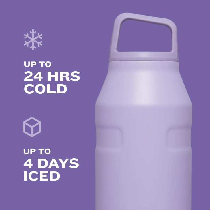 STANLEY IceFlow bottle shown during walking or travel for hands-free hydration.