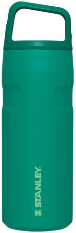 Stanley IceFlow 16oz bottle with cap-carry design for easy hydration on the go.
